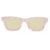 Autre Marque Sonnenbrille mit Marmorprint Beige