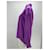 DMN Camicia di seta viola Porpora  - vista 3