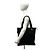 Loewe Anagram Muster Canvas Leder Tote Bag Schwarz - Ansicht 2