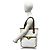 Borsa Tote Gucci Vintage Sherry Line Marrone Bianco Rosso Verde - vista 2