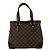 Borsa Tote Louis Vuitton Hampstead PM Damier Marrone - vista 3