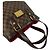 Borsa Tote Louis Vuitton Hampstead PM Damier Marrone - vista 4