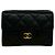 Cartera tríptico Matelassé Coco Mark de Chanel Negro
