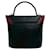 YVES SAINT LAURENT Cutout Leder 2-Way Schultertasche Schwarz Rot  - Ansicht 3