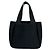 Mini borsa tote Prada Vitello Daino con logo Triangle Nero - vista 3