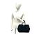 Prada Handtasche mit Logo-Hardware und Bandmotiv Schwarz - Ansicht 2