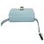 Céline Mini borsa a tracolla Celine Classic Box in pelle Blu - vista 4