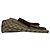 Sac cabas en cuir Gucci Vintage Sherry Line GG Logo Marron Rouge Vert - vue 6
