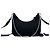 Bolsa de ombro 2-way em nylon e couro Prada Preto - vista 3