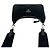 Bolsa de ombro 2-way em nylon e couro Prada Preto - vista 4