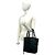 Chanel Coco Mark Lammfell Handtasche Schwarz - Ansicht 2