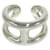 Ring Bague Hermès Osmos PM Argent Argenté  - vue 1