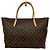 Louis Vuitton Raspail GM Monogram Leather Tote Bag Braun