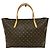 Louis Vuitton Raspail GM Monogram Leather Tote Bag Braun - Ansicht 3
