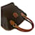 Céline Celine Macadam Blazon Triomphe Pattern Lederhandtasche Braun  - Ansicht 4
