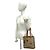 Céline Celine Vintage Macadam Blazon Logo Pattern Ledertasche Braun Beige - Ansicht 2