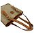 Céline Celine Vintage Macadam Blazon Logo Pattern Ledertasche Braun Beige - Ansicht 4