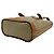 Céline Celine Vintage Macadam Blazon Logo Pattern Ledertasche Braun Beige - Ansicht 8