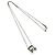 Tiffany & Co Collana Tiffany Vintage Cross Ribbon Argento