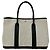 Hermès Borsa Tote Hermes Garden Party PM Marrone Nero - vista 3