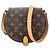 Borsa a Spalla Louis Vuitton Monogram Tambourin Marrone