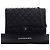 Chanel Black CC Quilted Lambskin Flap Clutch with Chain - view 15