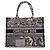 Dioriviera Book Tote aus bestickter Canvas Dior Blue Medium Blau Marineblau - Ansicht 15