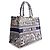 Dioriviera Book Tote aus bestickter Canvas Dior Blue Medium Blau Marineblau - Ansicht 3