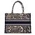 Dioriviera Book Tote aus bestickter Canvas Dior Blue Medium Blau Marineblau - Ansicht 4