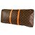 Louis Vuitton Marrone Monogram Keepall 55 - vista 3