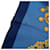Sciarpa in seta Hermès Blue Kosmima 90 - vista 7