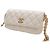 Chanel White Small CC Quilted Caviar Twist Your Buttons Flap Bianco - vista 12