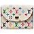 Louis Vuitton White Monogram Multicolore Card Holder
