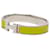 Hermès Yellow Narrow Enamel Clic H Bracelet GM  - view 2