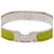 Hermès Yellow Narrow Enamel Clic H Bracelet GM  - view 4