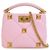 Borsa Valentino Pink Small Nappa Roman Stud The Handle Rosa