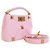 Borsa Valentino Pink Small Nappa Roman Stud The Handle Rosa - vista 10