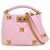Borsa Valentino Pink Small Nappa Roman Stud The Handle Rosa - vista 15