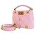Borsa Valentino Pink Small Nappa Roman Stud The Handle Rosa - vista 9