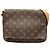 Louis Vuitton Marrone Monogram Musette Tango con Tracolla Corta