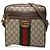 Borsa a tracolla Gucci Beige Small GG Supreme Web Ophidia