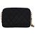 Borsa a tracolla Chanel Diana in agnello trapuntato nero Small con nappa - vista 4