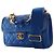 Chanel Blue Small Quilted Caviar Sunset On The Sea Flap - vista 3