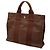 Hermès Brown Canvas Herline PM Marrone - vista 2