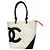 Chanel Cambon Tote Bag aus Lammleder Weiß
