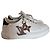 Sneakers in pelle bianca monogramma Louis Vuitton Marrone Bianco