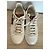 Sneakers in pelle bianca monogramma Louis Vuitton Marrone Bianco - vista 3