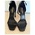 Saint Laurent Schwarze Leder Opyum YSL Absatz Sandalen Größe 40 - Ansicht 2