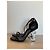 Saint Laurent Schwarze Leder Opyum YSL Absatz Sandalen Größe 40 - Ansicht 3