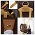 Louis Vuitton Montsouris Monogram MM Marrone - vista 5